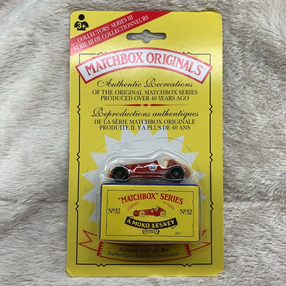 1948 Maserati Racing Car No. 52 Matchbox Collectible 1993 (No. 11971.20)